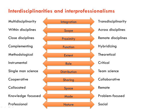 taxonomies of interdisciplinarity