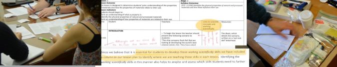 Learning through making artefacts line